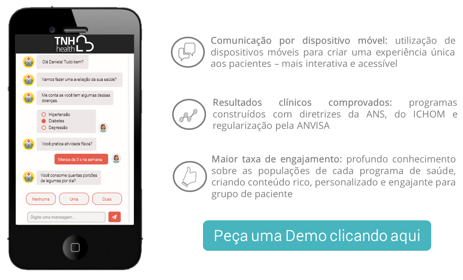 Chatbot da TNH e os benfícios no uso desta tecnologia